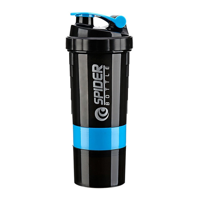 Body-building Exercise Bottle  Protein Powder Cup - 3 Shaker